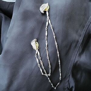 Double Earring & Chain